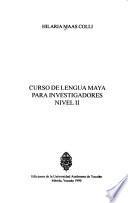 Curso de lengua maya para investigadores
