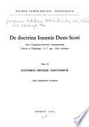 De doctrina Ioannis Duns Scoti: Scotismus decursu saeculorum