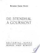 De Stendhal a Gourmont