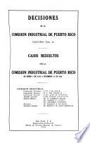 Decisiones de la Comisión Industrial de Puerto Rico