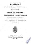 Decretos del Rey Don Fernando VII
