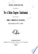 Decretos expedidos ... en los años de 1851/52-