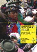 Deficiencias fatales: las barreras a la salud materna en Perú