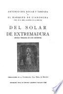 Del Solar de Extremadura