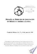 Desafío al derecho de asociación en México y América Latina