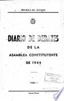 Diario de debates de la Asamblea Constituyente de ...