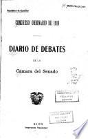 Diario de debates de la Cámara del Senado