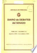 Diario de debates del Senado
