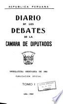 Diario de los debates de la Cámara de Diputados