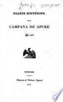 Diario histórico de la Campaña de Apure en 1837