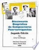 Diccionario biográfico de compositores puertorriqueños