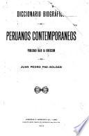 Diccionario biográfico de peruanos contemporáneos