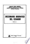 Diccionario biográfico del Ecuador
