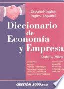Diccionario De Economia Y Empresa / Dictionary of Economic and Business Terms