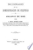 Diccionario de la administración de Filipinas
