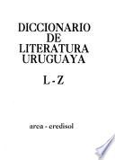 Diccionario de literatura uruguaya