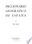 Diccionario geográfico de España