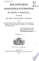Diccionario geográfico-estadístico de España y Portugal: (486 p., [2] map. pleg., [1] h. pleg.)