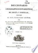 Diccionario geográfico-estadístico de España y Portugal: (518 p., [2] map. pleg.)