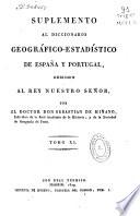 Diccionario geográfico-estadístico de España y Portugal: A-Z (VIII, 528 p., [2] map. pleg.)