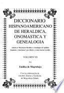 Diccionario hispanoamericano de heráldica, onomástica y genealogía: Veldani-Vergara