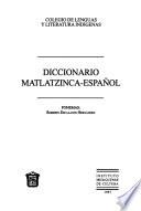 Diccionario matlatzinca-español