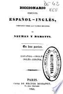 Diccionario portátil español-inglés, compuesto según las últimas ediciones de Neuman y Baretti