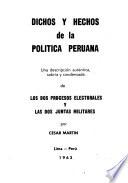 Dichos y hechos de la política peruana