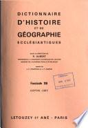 Dictionnaire d'histoire et de géographie ecclésiastiques: GATIEN-GIRY