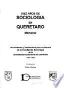 Diez años de sociología en Querétaro