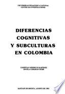 Diferencias cognitivas y subculturas en Colombia