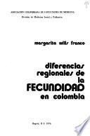 Diferencias regionales de la fecundidad en Colombia