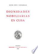 Dignidades nobiliarias en Cuba