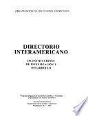 Directorio interamericano de instituciones de investigación y desarrollo