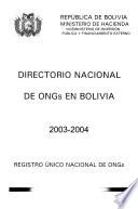 Directorio nacional de ONGs en Bolivia