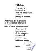 Directory of Educational Research Institutions