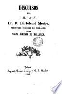 Discursos de Bartolomé Mestre