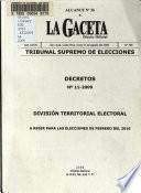 División territorial electoral