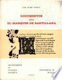 Documentos sobre el marqués de Santillana