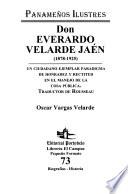 Don Everardo Velarde Jaén (1878-1925)