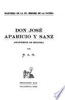 Don José Aparicio y Sanz