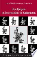 Don Quijote en los estudios Literarios de Salamanca