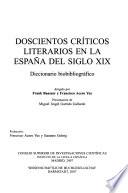 Doscientos críticos literarios en la España del siglo XIX