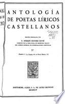 Edición nacional de las obras completas de Menéndez Pelayo: Antologia de poetas liricos castellanos