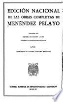 Edición nacional de las obras completas de Menéndez Pelayo: La ciencia española
