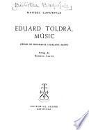 Eduard Toldra, music