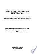 Educación y transición democrática