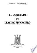 El contrato de leasing financiero