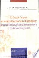 El estado integral en la constitución de la II república