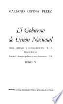 El gobierno de unión nacional: Crisis, defensa y consolidación de la democracia: acuerdos políticos y otros documentos, 1948